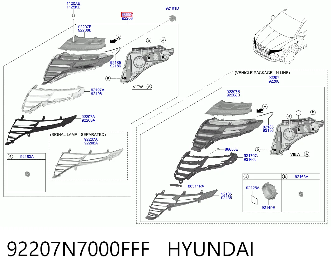 92207N7000FFF Hyundai/Kia