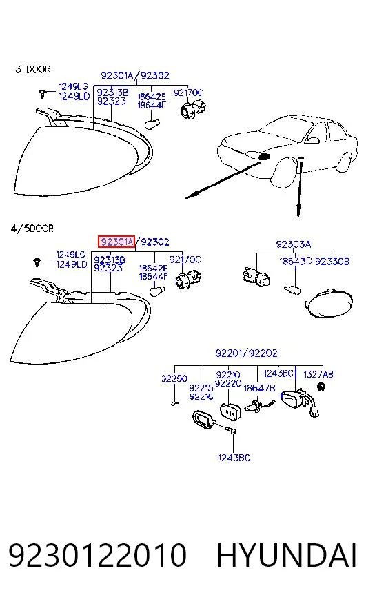 9230122010 Hyundai/Kia