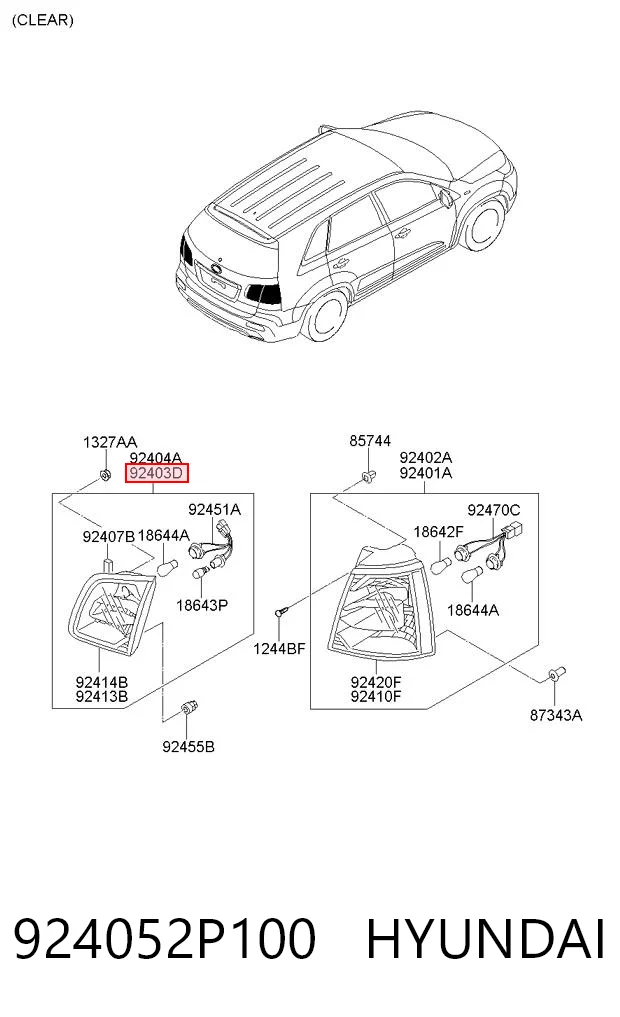 924052P100 Hyundai/Kia