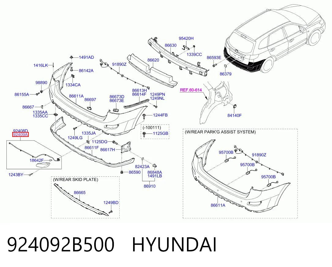 924092B500 Hyundai/Kia