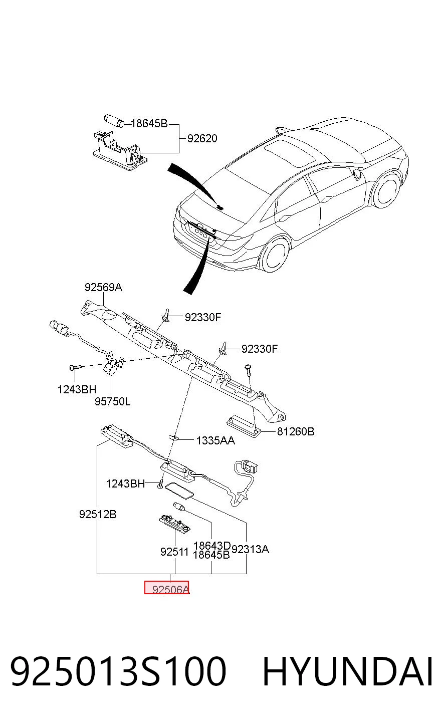 Comprar Luz matricula Hyundai Sonata VI YF