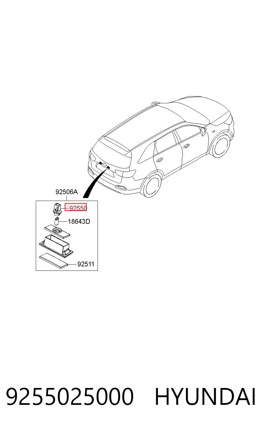 9255025000 Hyundai/Kia