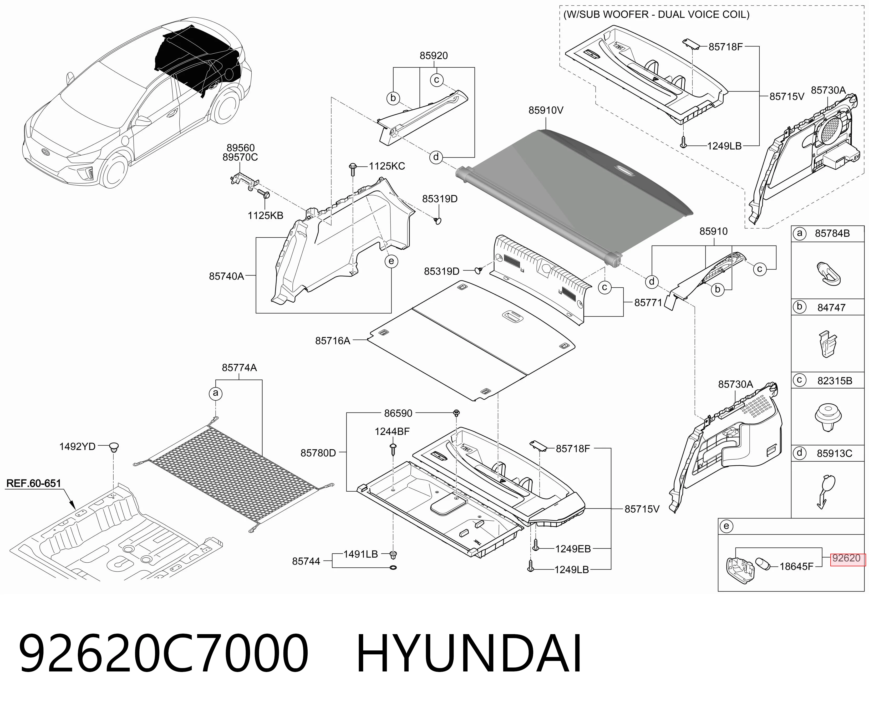 92620C7000 Hyundai/Kia 