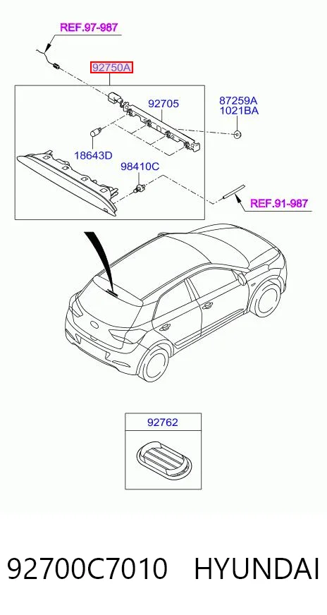 92700C7010 Hyundai/Kia