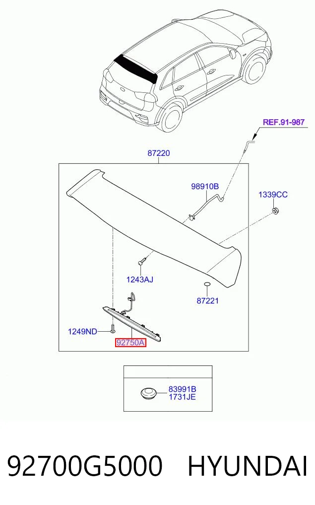 92700G5000 Hyundai/Kia
