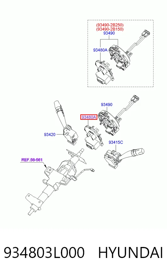 Comprar Sensor angulo de giro Hyundai Getz  