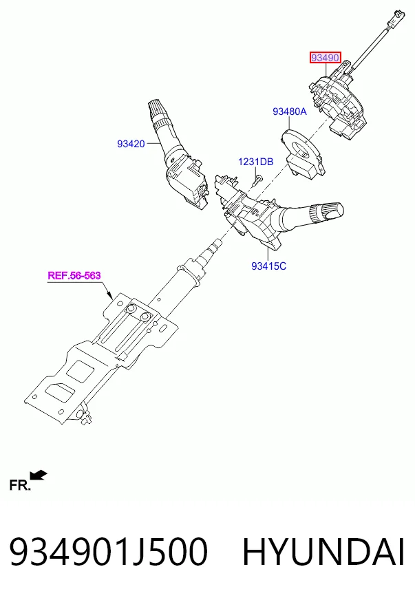 934901J500 Hyundai/Kia