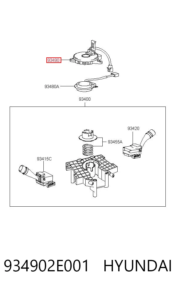 934902E001 Hyundai/Kia