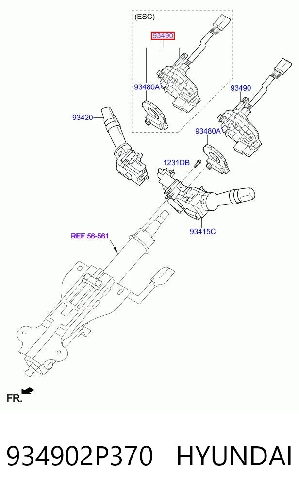 934902P370 Hyundai/Kia