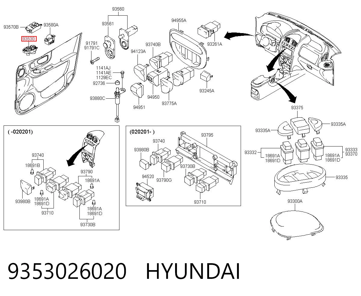 9353026020 Hyundai/Kia