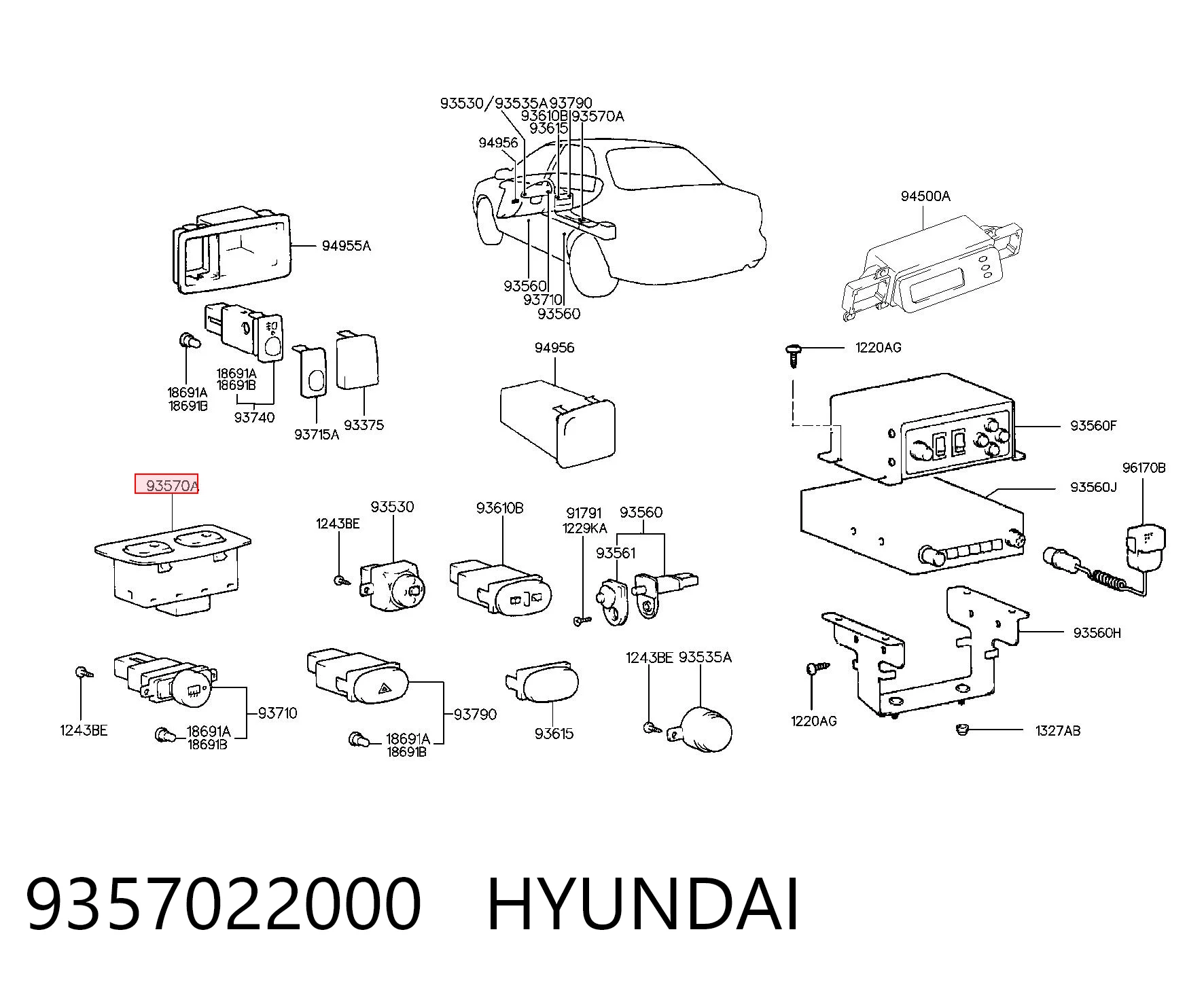 9357022000 Hyundai/Kia