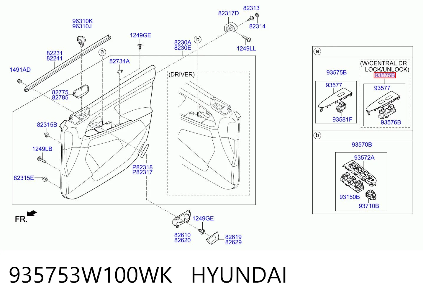 935753W100WK Hyundai/Kia