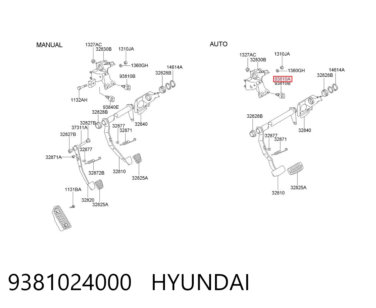 9381024000 Hyundai/Kia