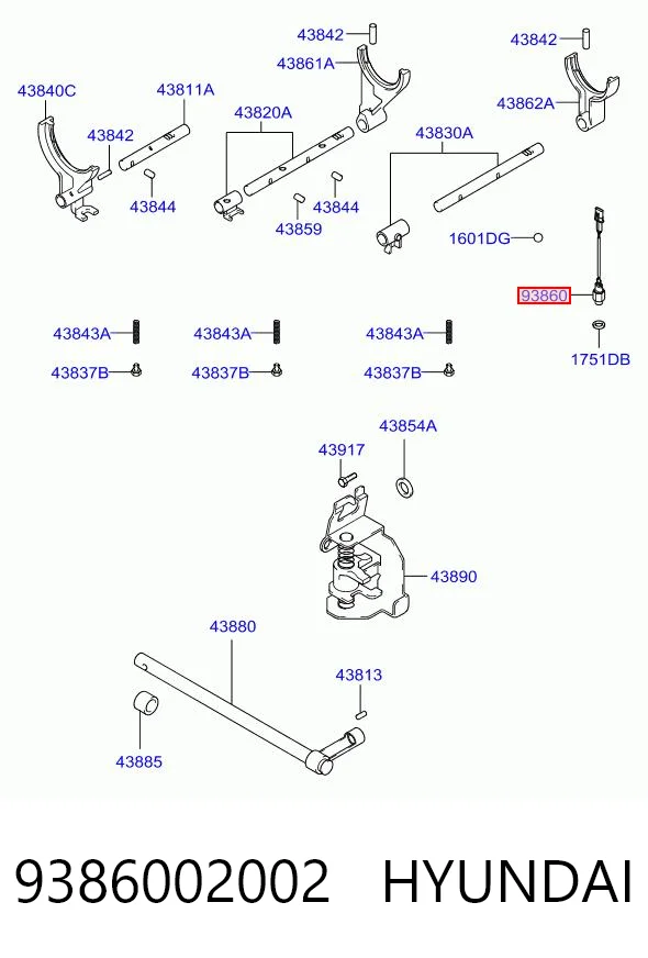Interruptor de luz de marcha atrás Hyundai Atos hatchback (MX) (1998 - 2004) precio, desde 12,44 EUR
