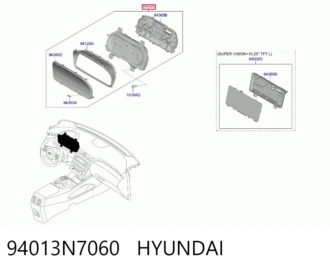 94013N7060 Hyundai/Kia