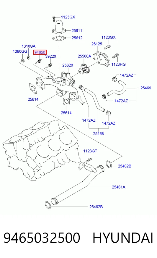 Precio del repuesto Sensor de temperatura del motor Pajero  SUV