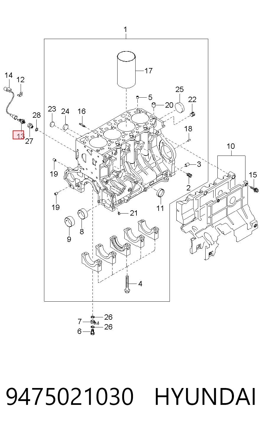 Sensor de aceite I30  hatchback (2007-2011) original desde 7,58 €