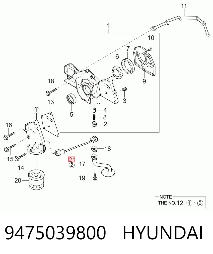 9475039800 Hyundai/Kia