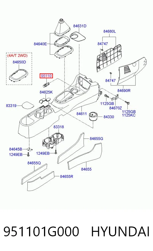 951101G000 Hyundai/Kia