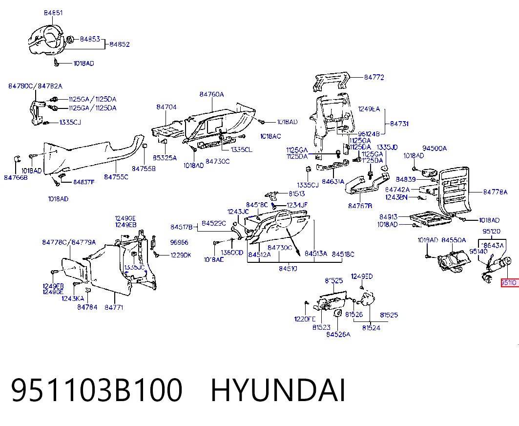 951103B100 Hyundai/Kia