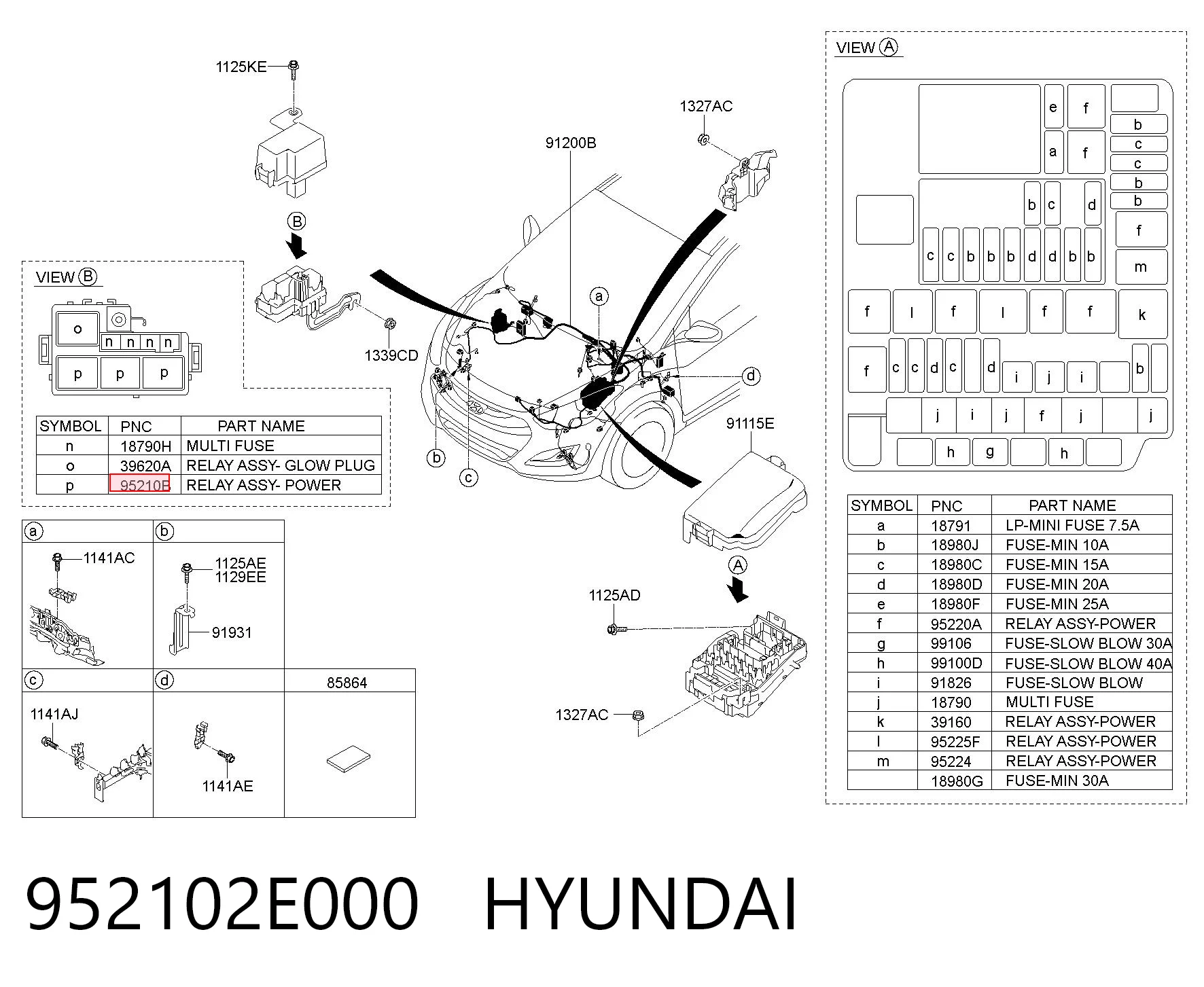 952102E000 Hyundai/Kia