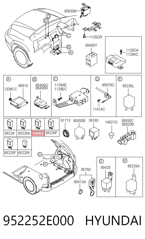 952252E000 Hyundai/Kia
