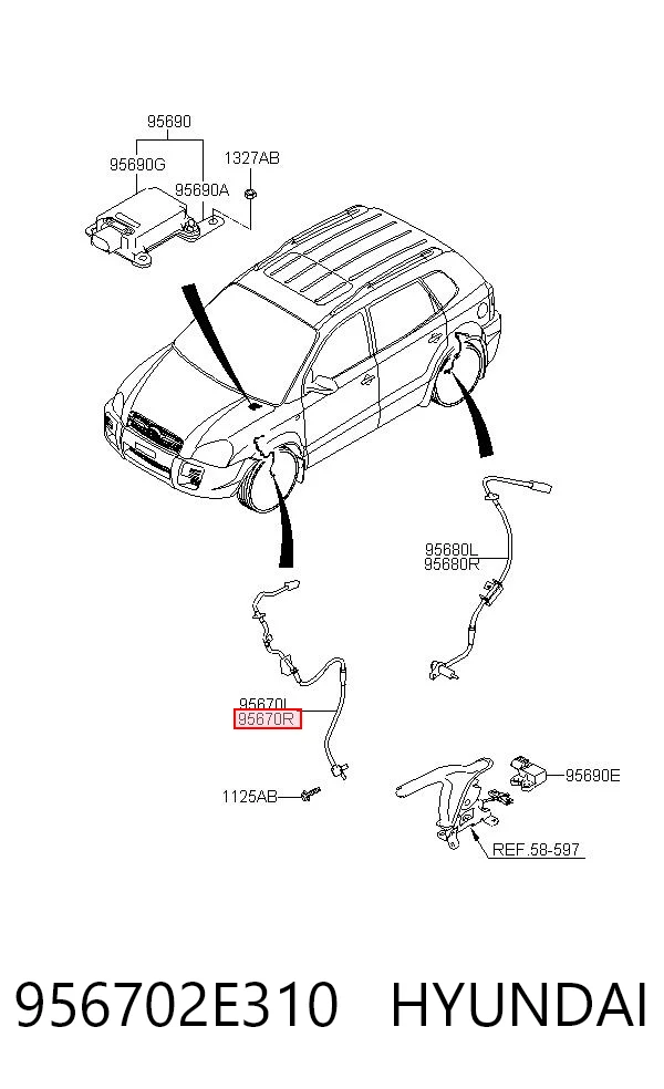 956702E310 Hyundai/Kia