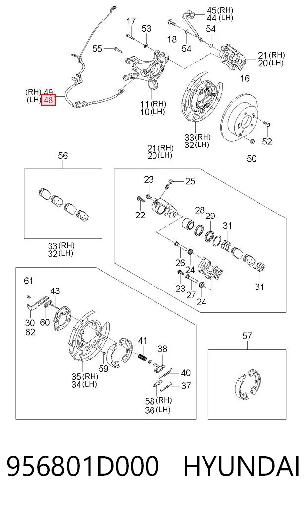 956801D000 Hyundai/Kia