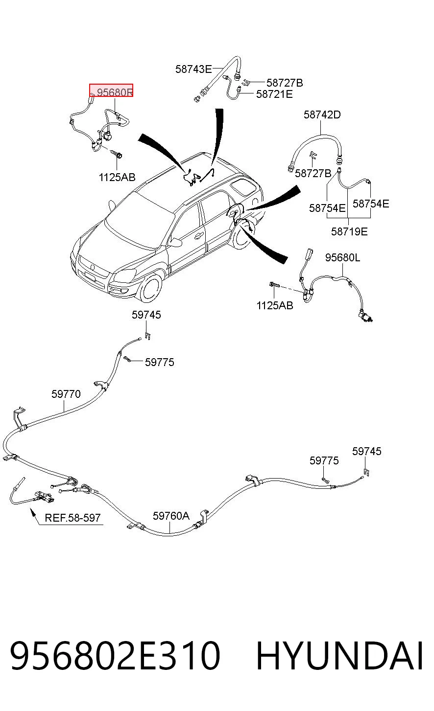 956802E310 Hyundai/Kia
