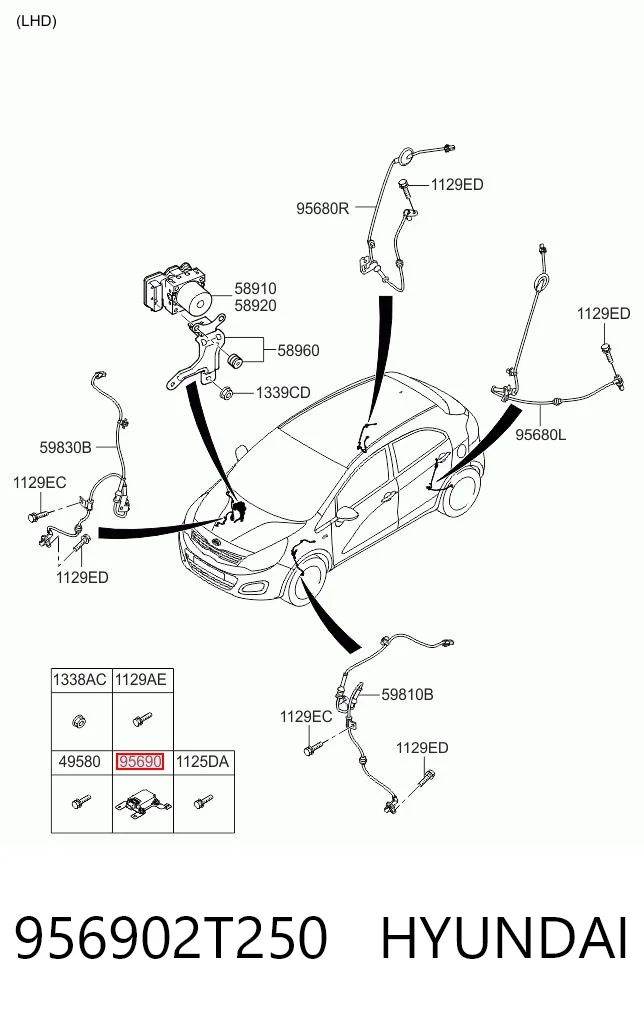 956902T250 Hyundai/Kia