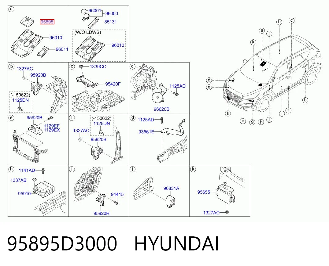 95895D3000 Hyundai/Kia