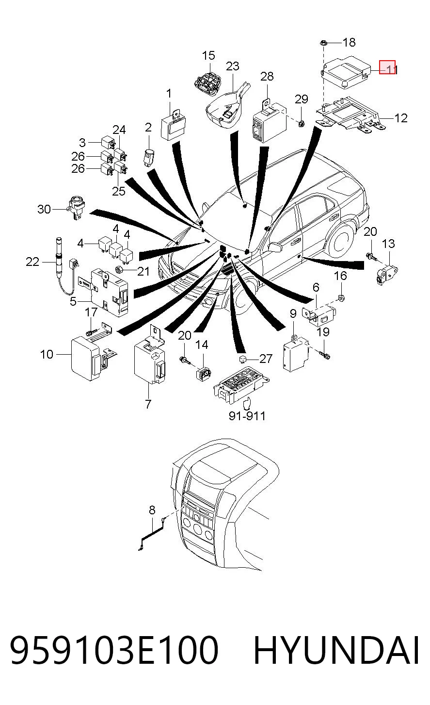 959103E100 Hyundai/Kia