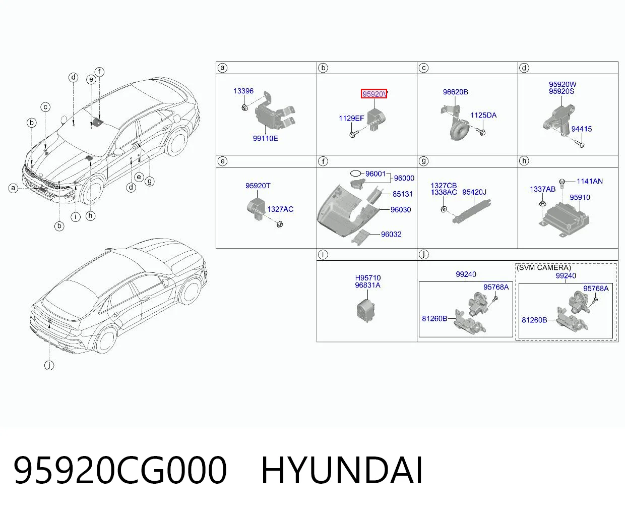 95920CG000 Hyundai/Kia