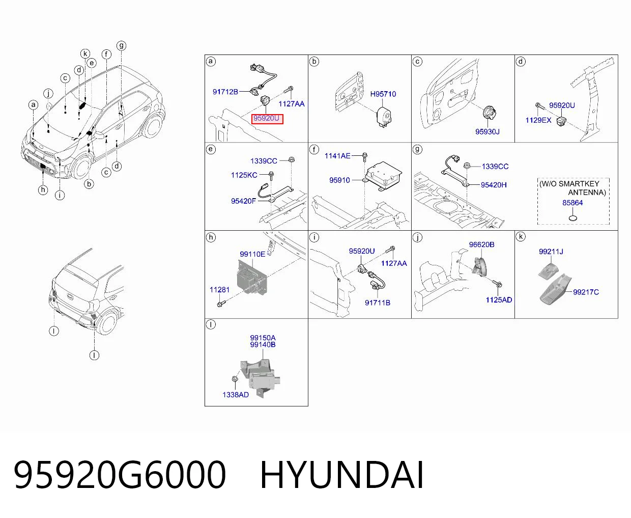 95920G6000 Hyundai/Kia