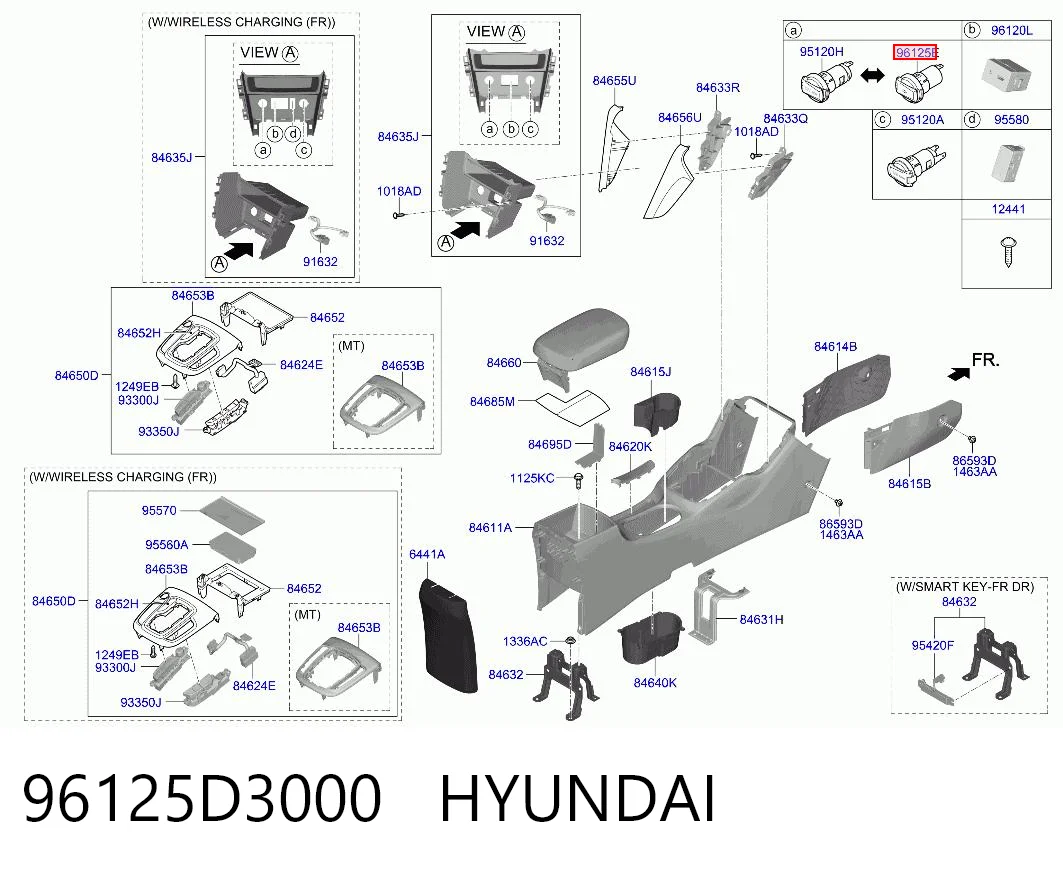 96125D3000 Hyundai/Kia