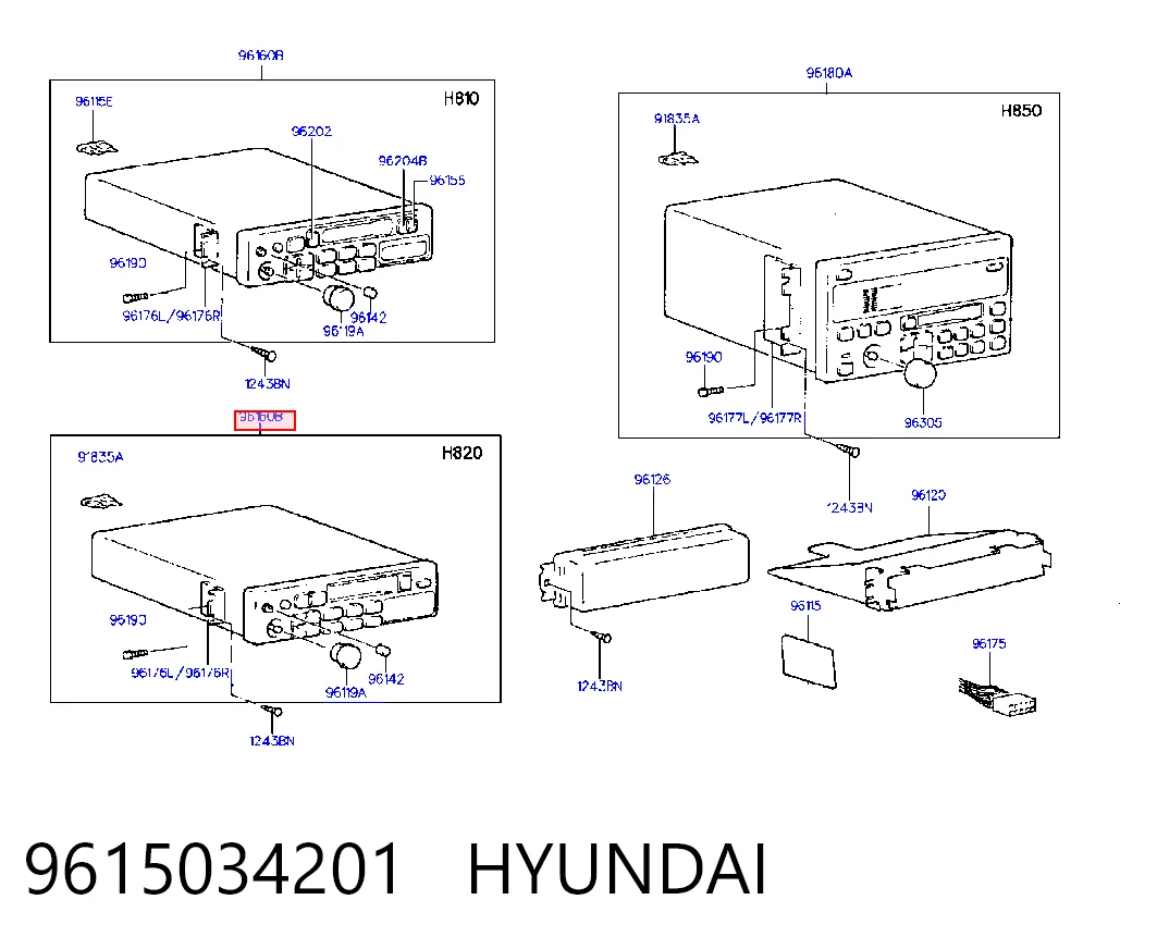 Comprar Radio AM/FM Hyundai Sonata III Y-3 a bajo precio