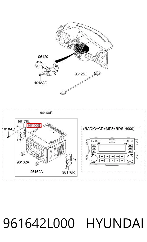 Comprar Radio AM/FM Hyundai Sonata V NF a bajo precio