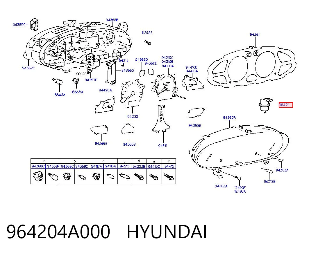 Sensor velocimetro Hyundai I30  desde 12,15 €