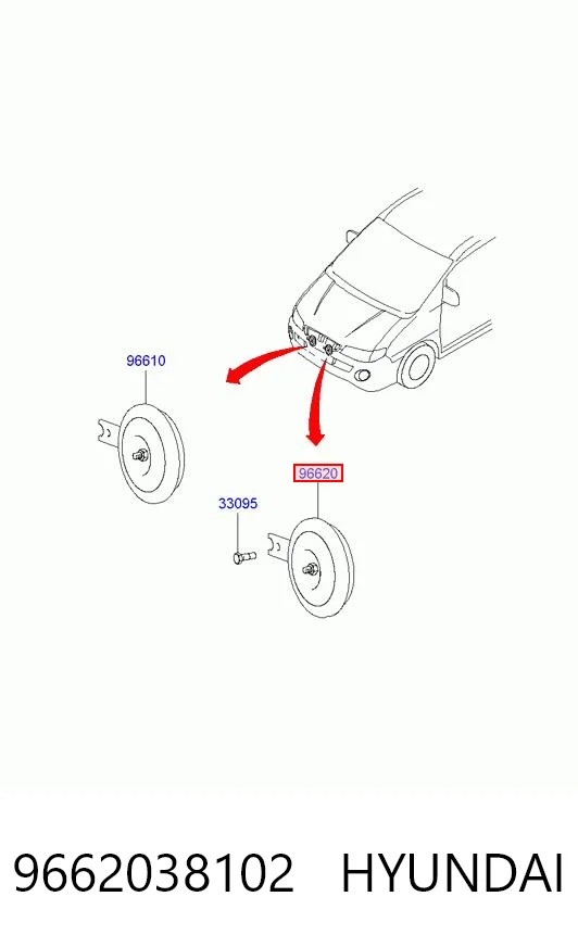 Comprar Claxon Hyundai Sonata IV EU4