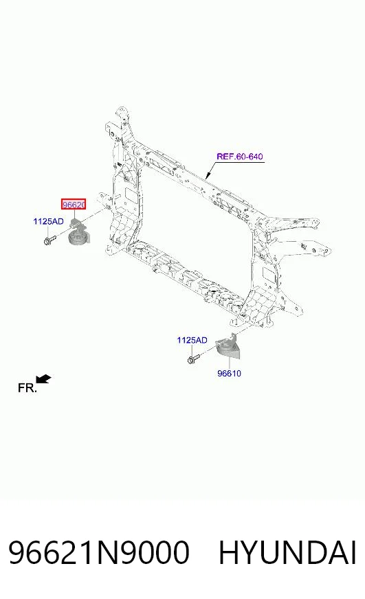Claxon para Hyundai Tucson IV NX4E