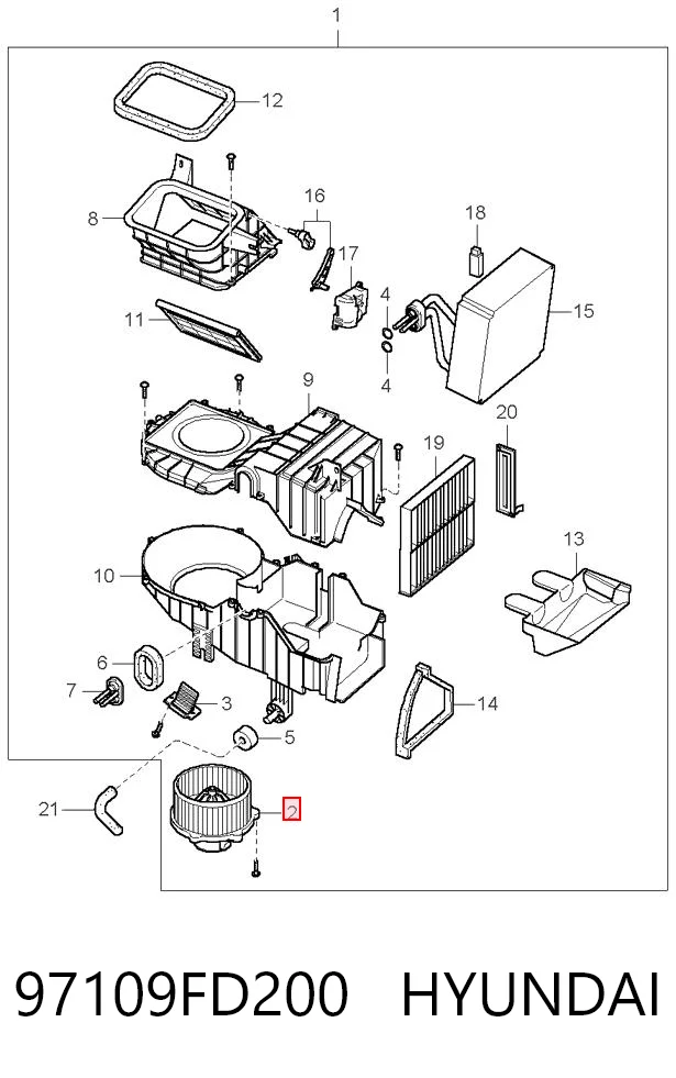 Comprar Ventilador habitáculo KIA Rio I DC