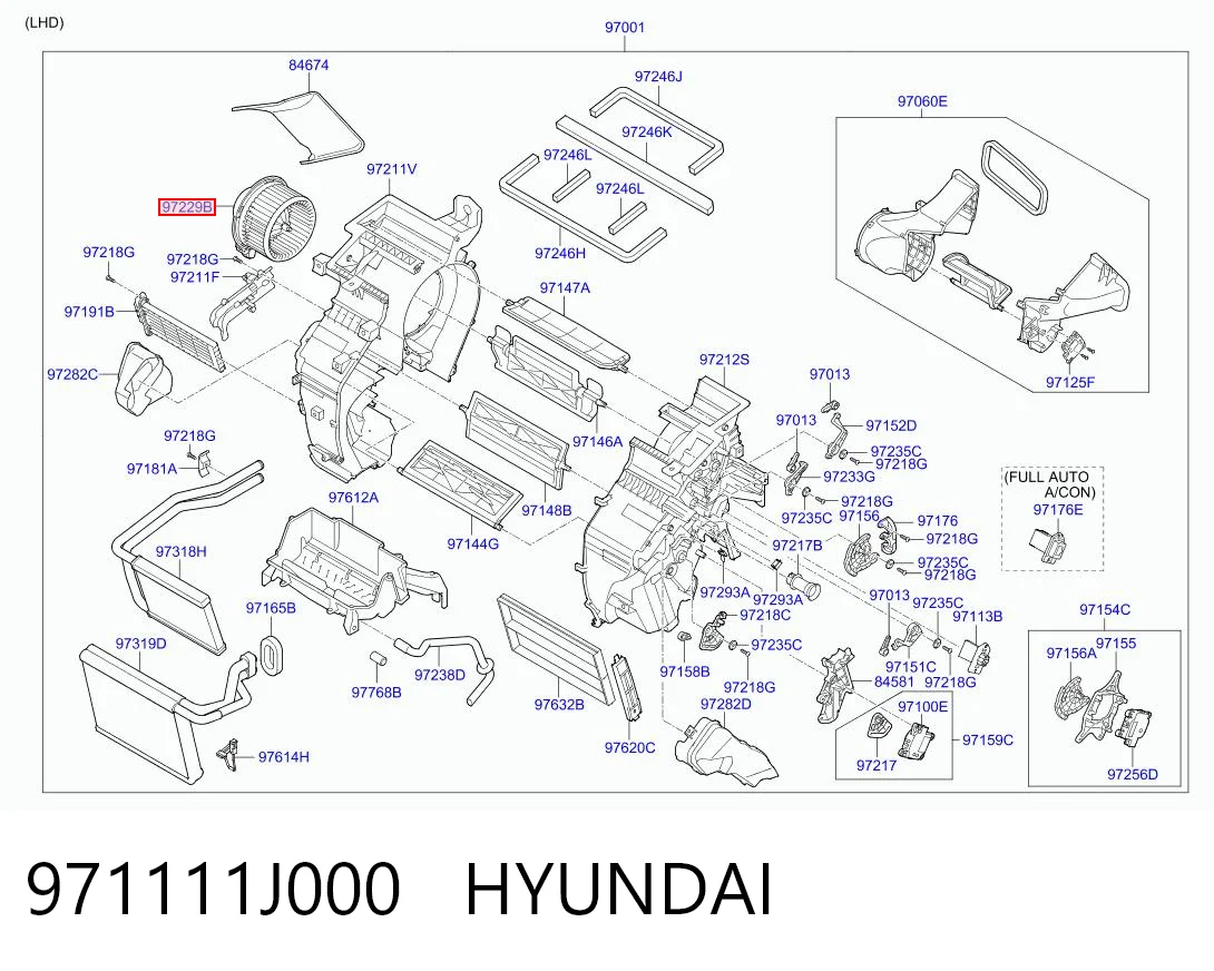 Ventilador de habitáculo Hyundai I20 (2008-2012)
