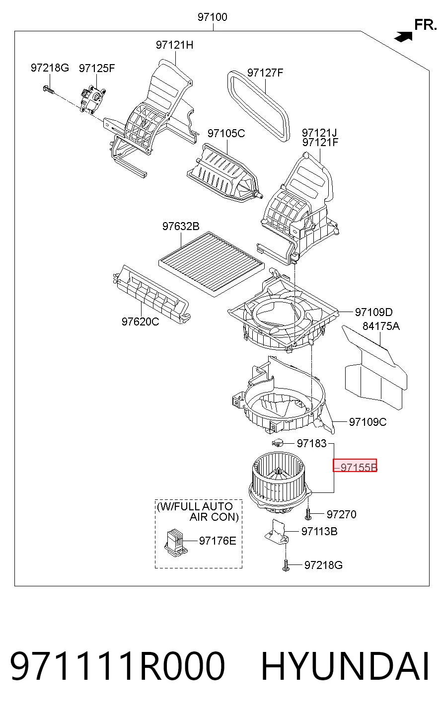 Ventilador de calefacción Hyundai Accent IV sedán (RB) (2010 - 2014) precio, desde 67,47 EUR