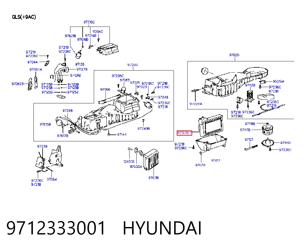 Radiador de calefacción Hyundai Sonata III sedán (1993 - 1998) precio, desde 59,12 EUR