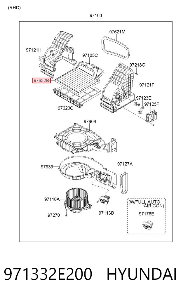 971332E200 Hyundai/Kia Filtro antipolen