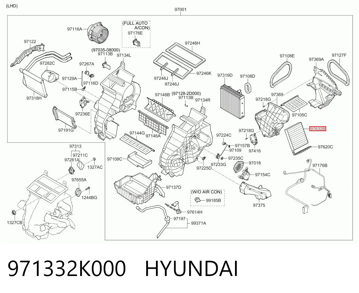 971332K000 Hyundai/Kia