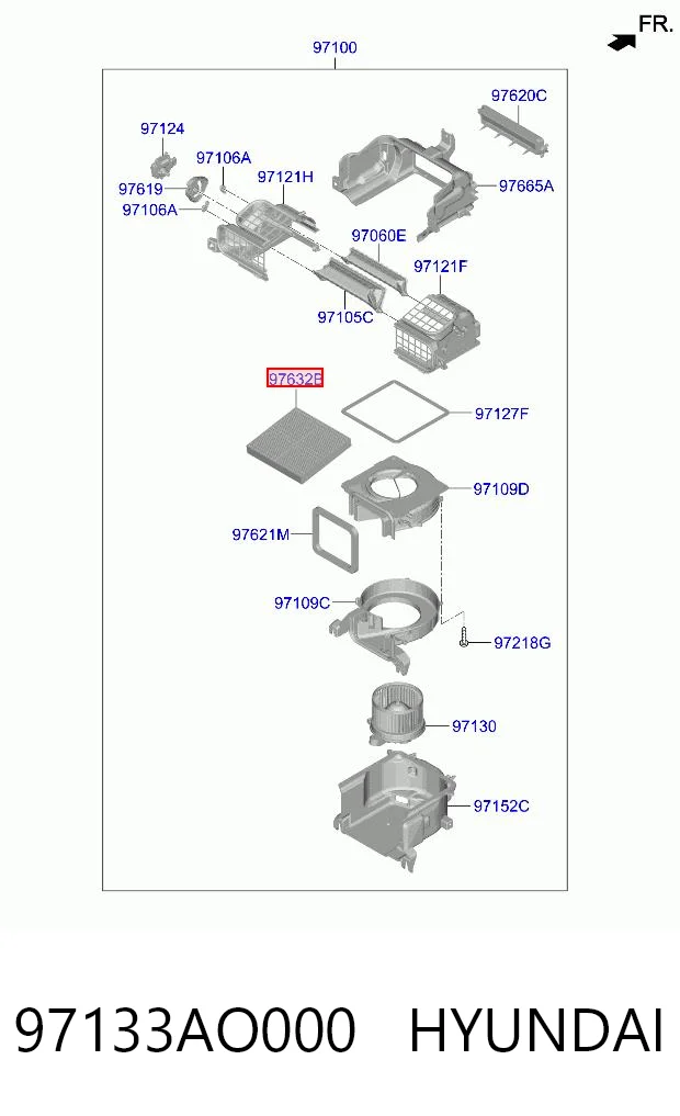 97133AO000 Hyundai/Kia