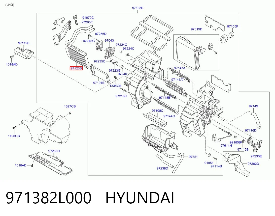 Radiador de calefacción Hyundai I30  desde 68,04 €
