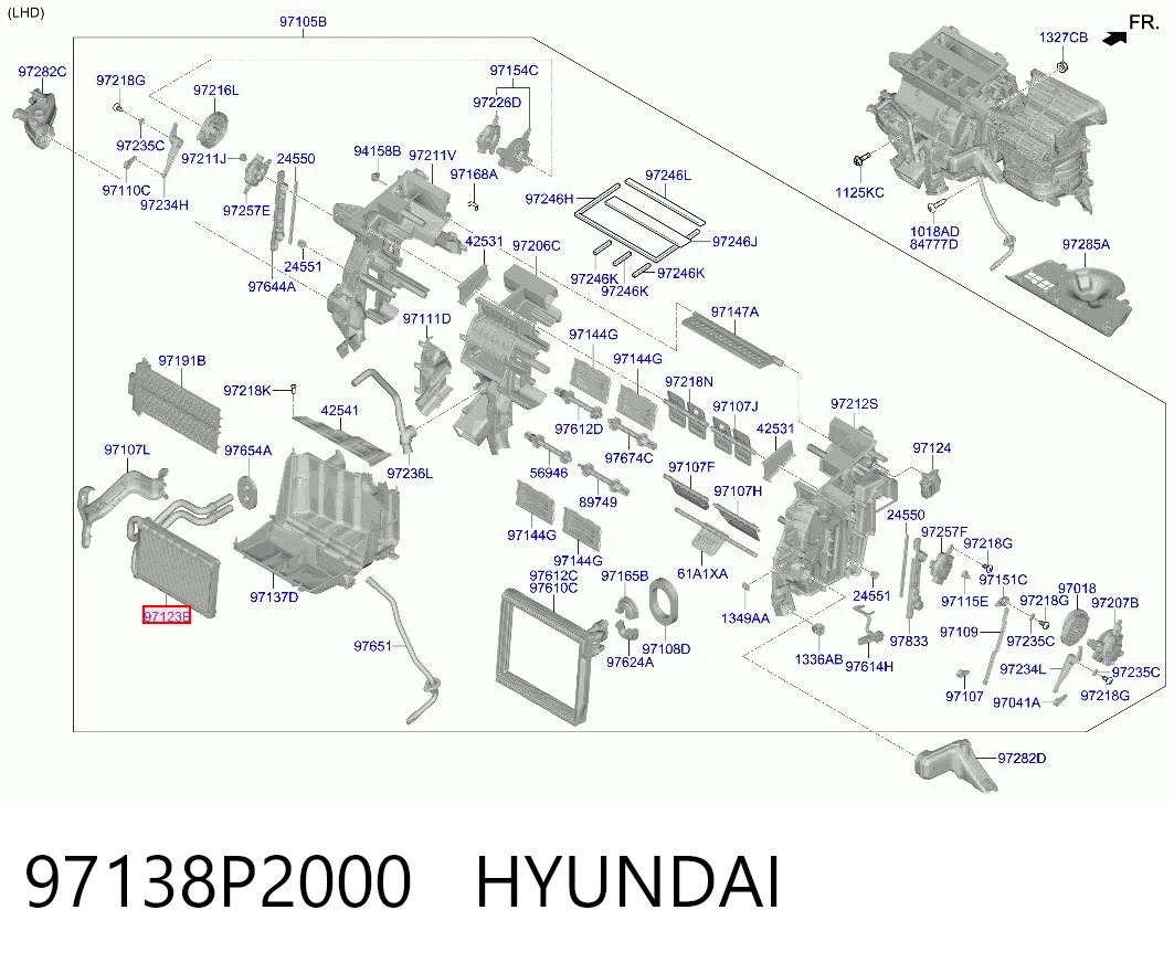 Comprar Radiador de calefacción Hyundai Santa Fe IV TM, TMA a bajo precio