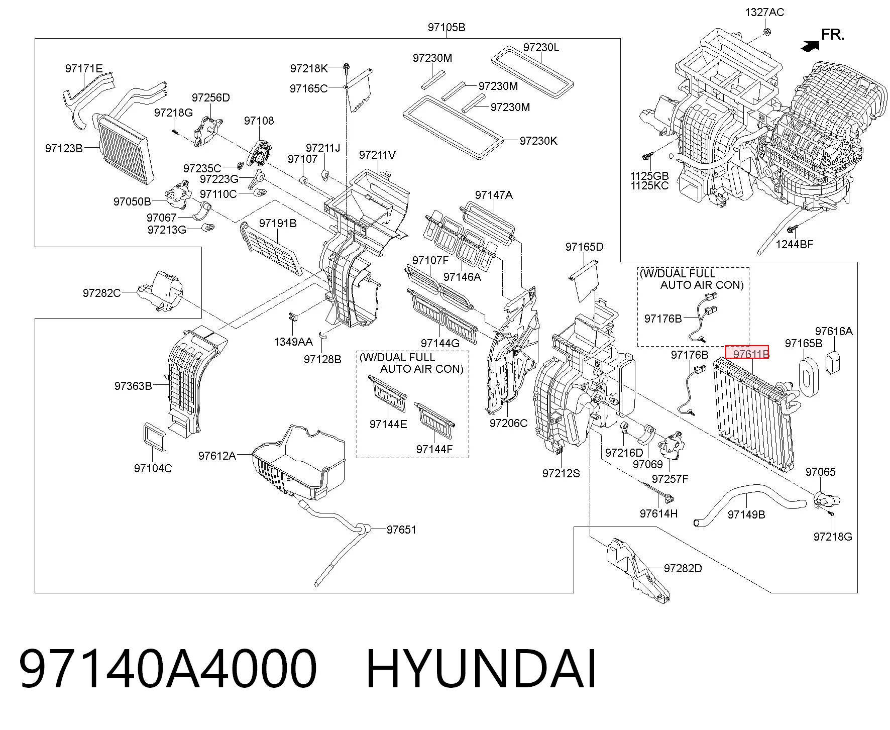Evaporador, aire acondicionado para KIA Carens III 
